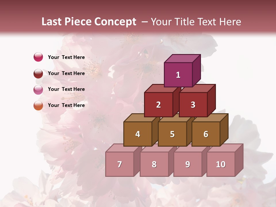Spring Petal New Life PowerPoint Template