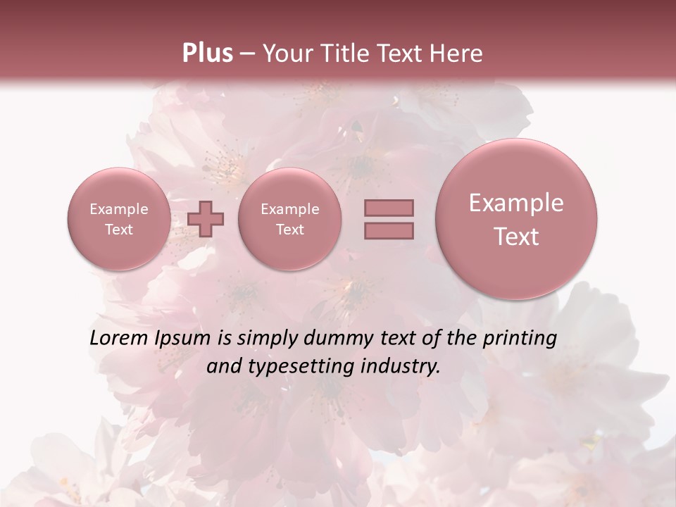 Spring Petal New Life PowerPoint Template