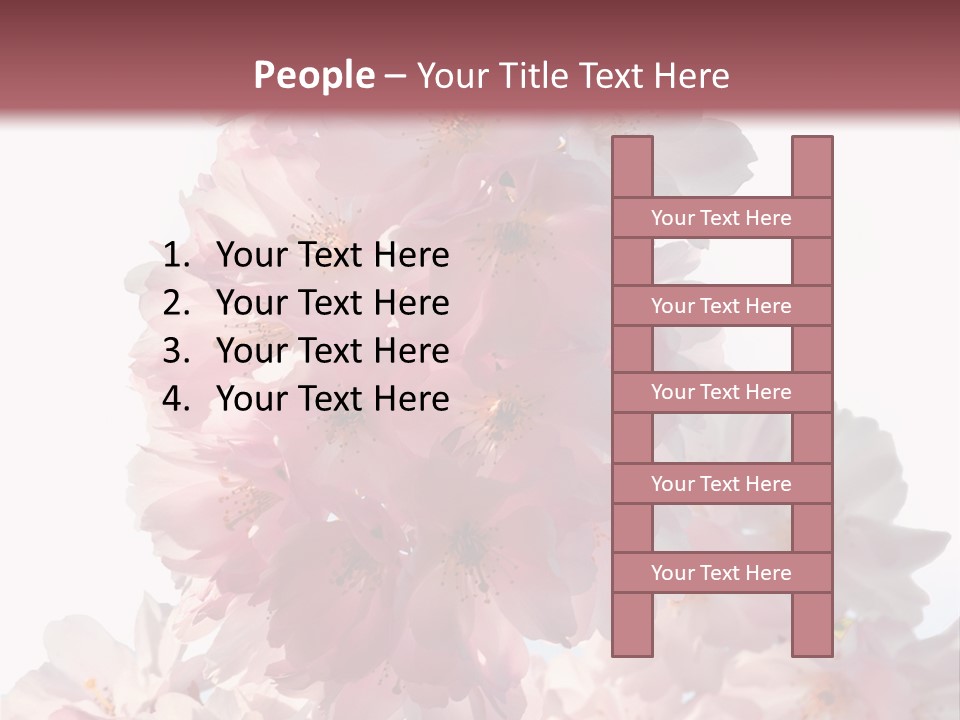 Spring Petal New Life PowerPoint Template
