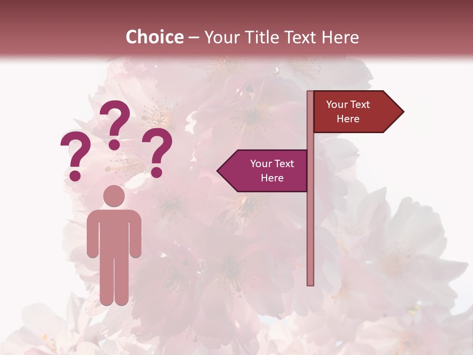 Spring Petal New Life PowerPoint Template