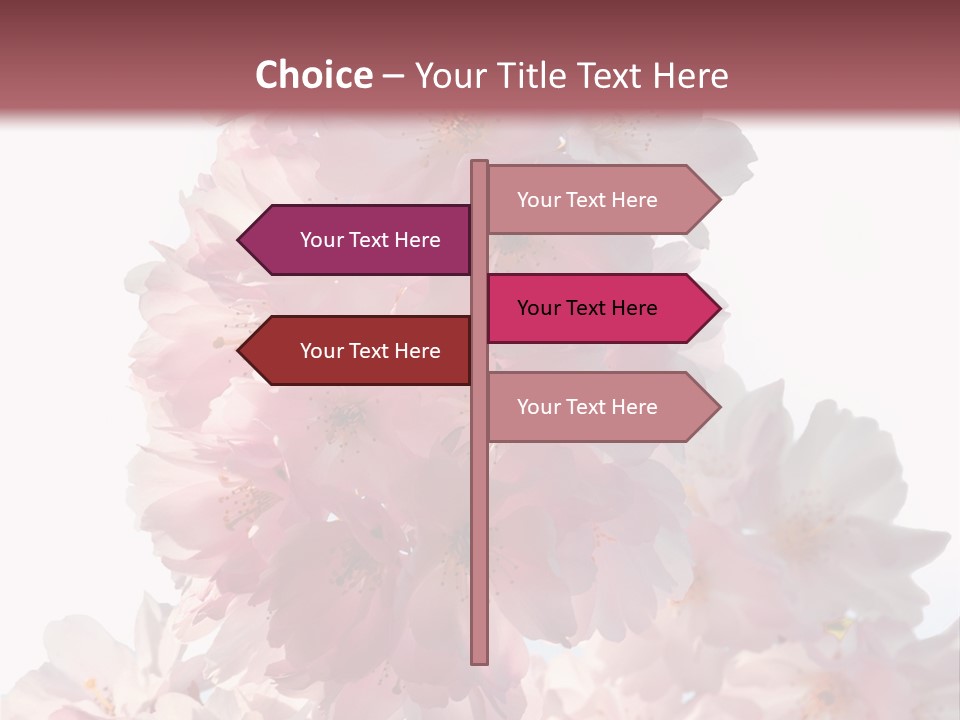 Spring Petal New Life PowerPoint Template