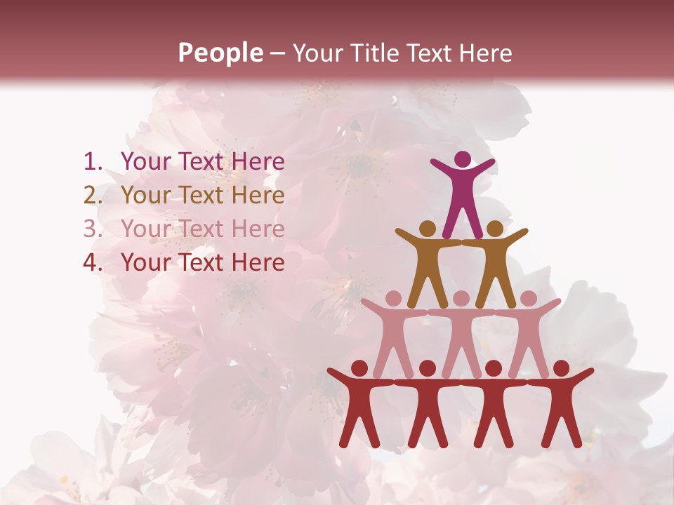 Spring Petal New Life PowerPoint Template