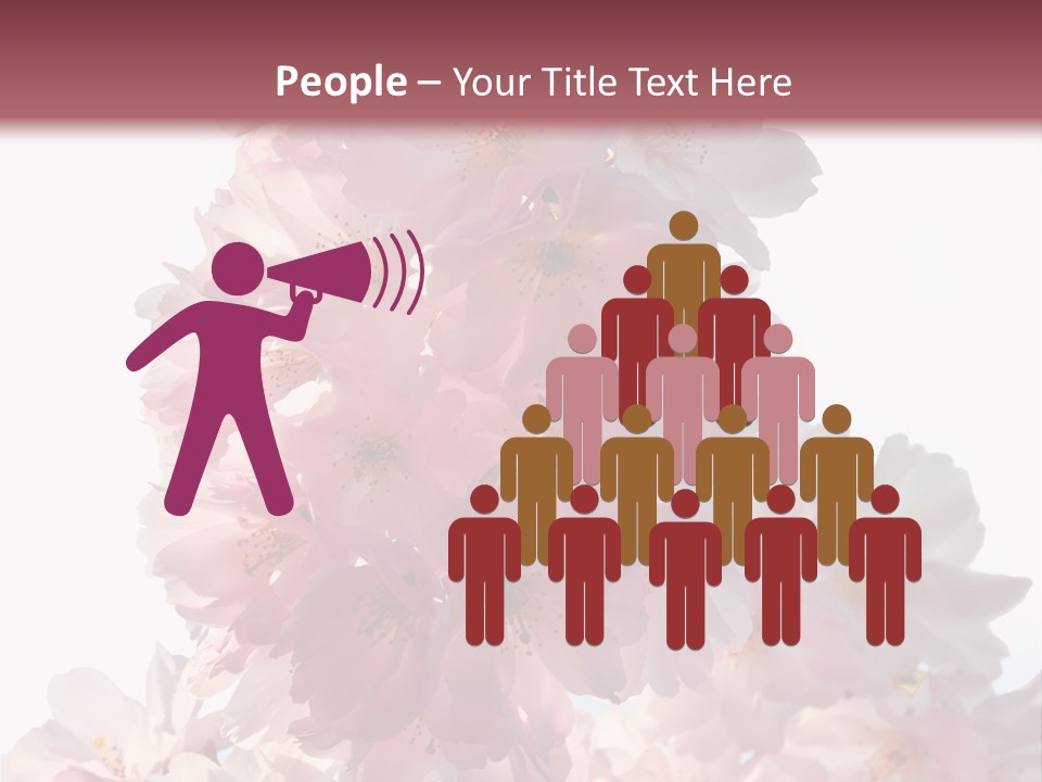 Spring Petal New Life PowerPoint Template