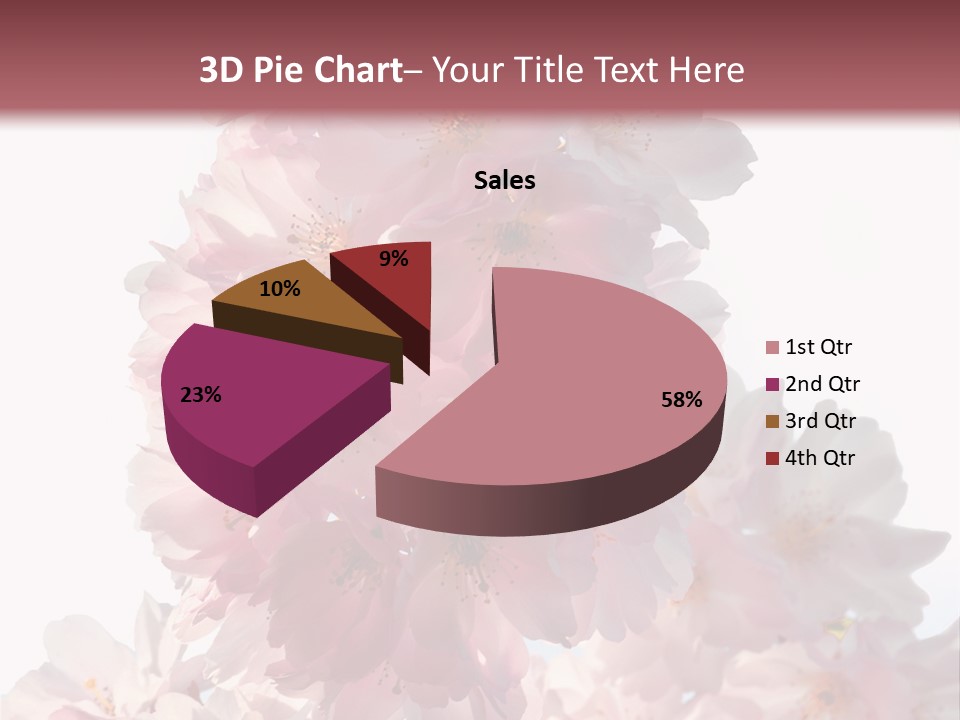 Spring Petal New Life PowerPoint Template