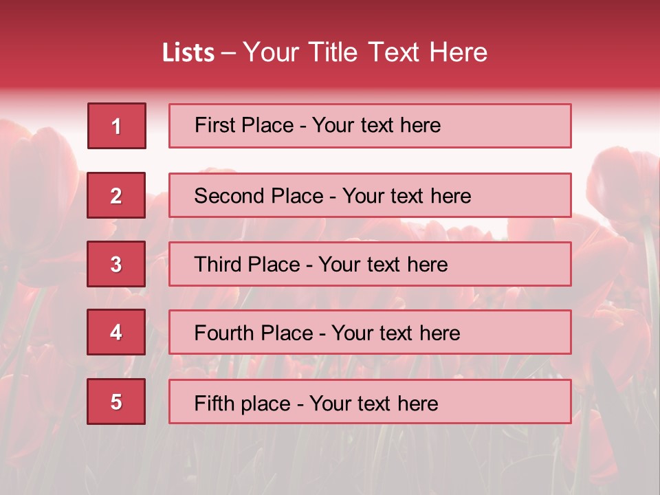 Bright Orange Background PowerPoint Template