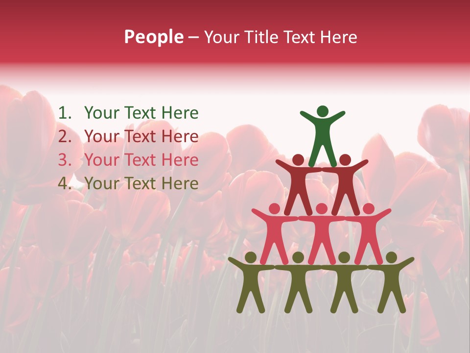 Bright Orange Background PowerPoint Template