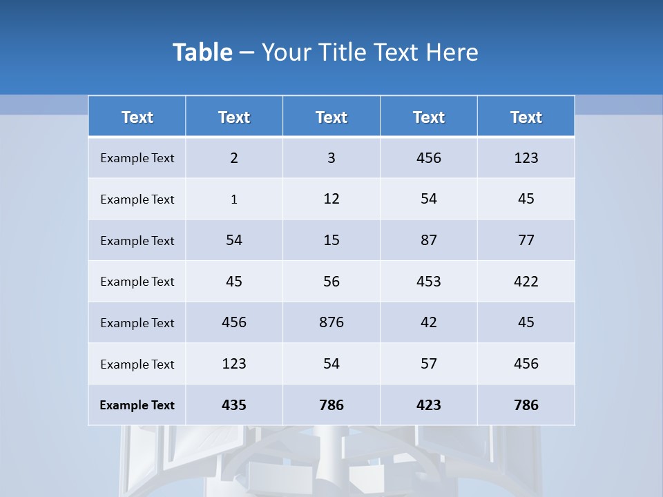 Button White Amplifier PowerPoint Template