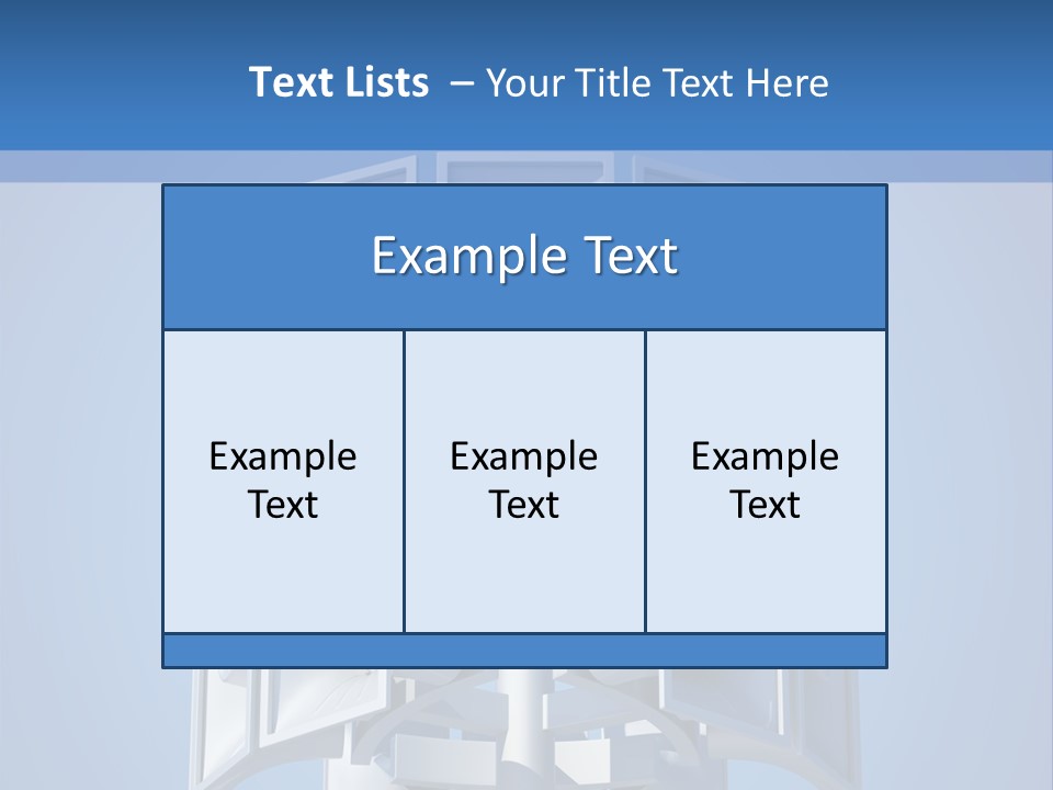 Button White Amplifier PowerPoint Template