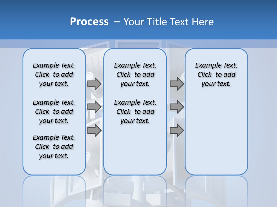 Button White Amplifier PowerPoint Template