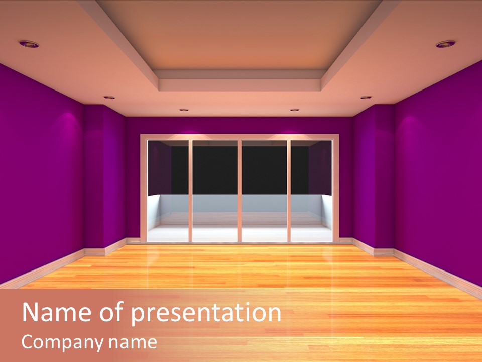 Flat White Tile PowerPoint Template