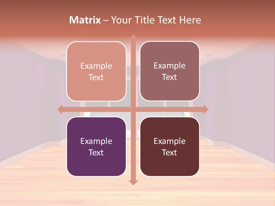 Flat White Tile PowerPoint Template