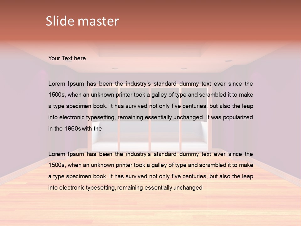 Flat White Tile PowerPoint Template