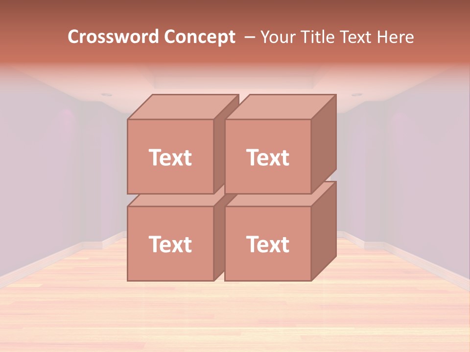Flat White Tile PowerPoint Template