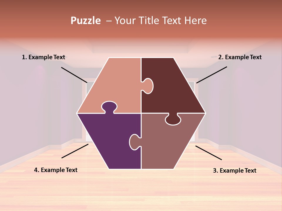 Flat White Tile PowerPoint Template