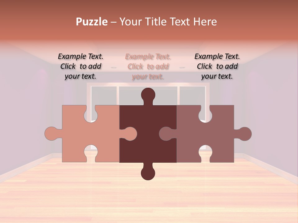 Flat White Tile PowerPoint Template