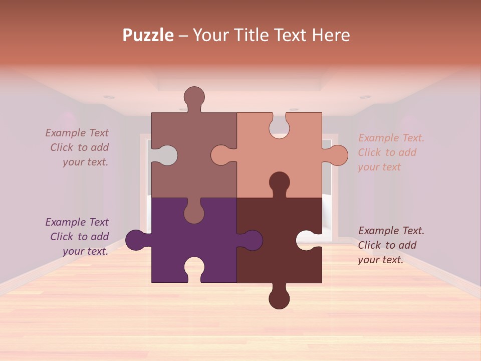 Flat White Tile PowerPoint Template