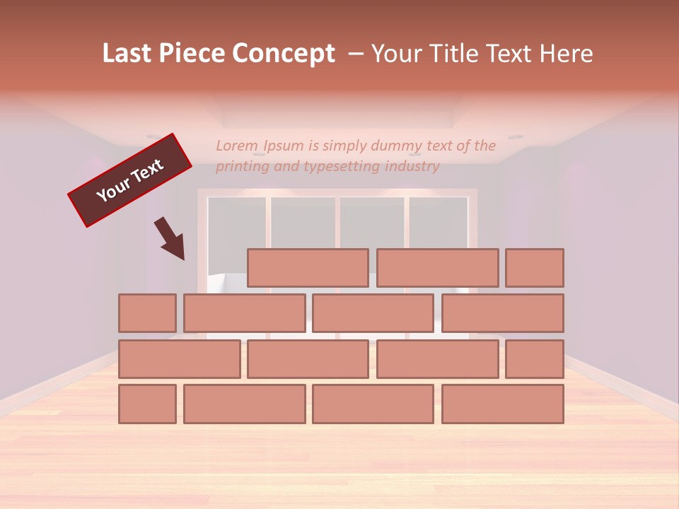 Flat White Tile PowerPoint Template