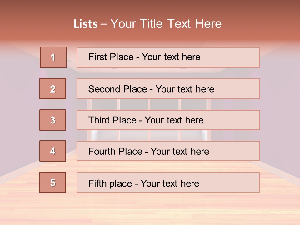 Flat White Tile PowerPoint Template
