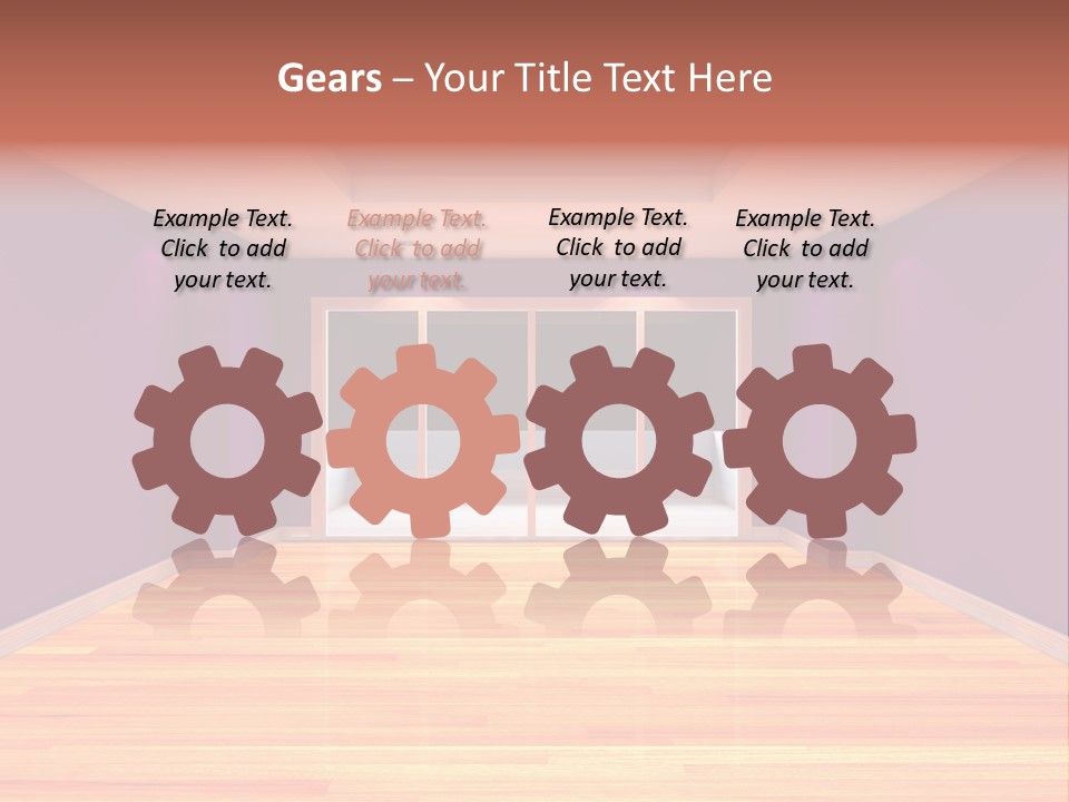 Flat White Tile PowerPoint Template