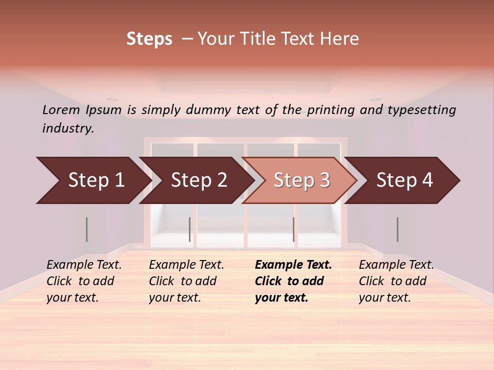 Flat White Tile PowerPoint Template