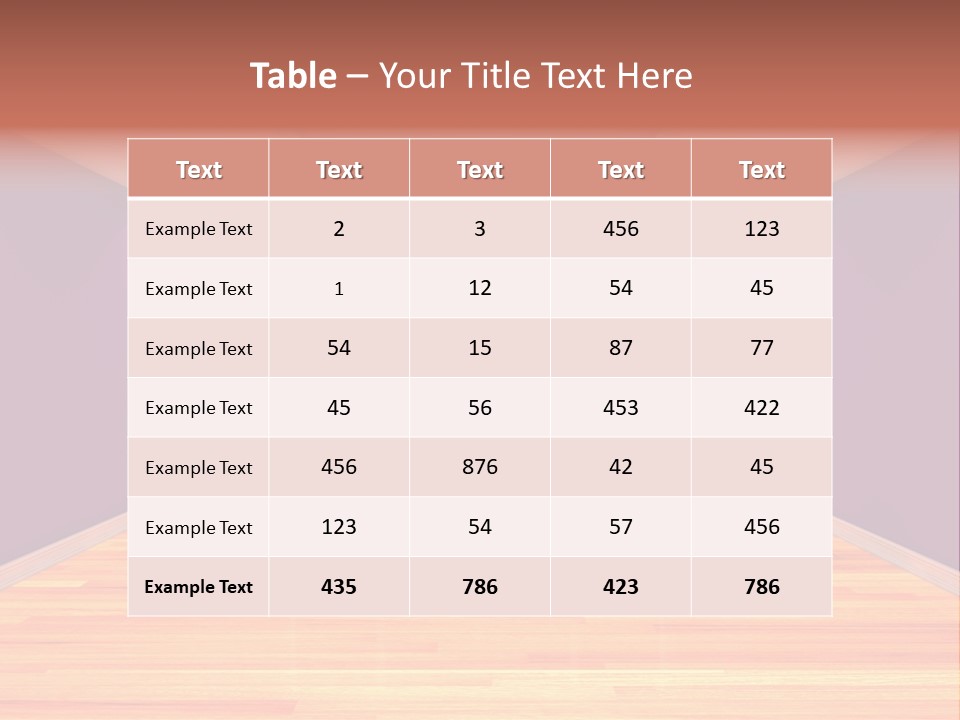 Flat White Tile PowerPoint Template