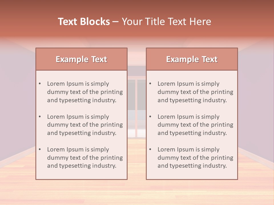 Flat White Tile PowerPoint Template