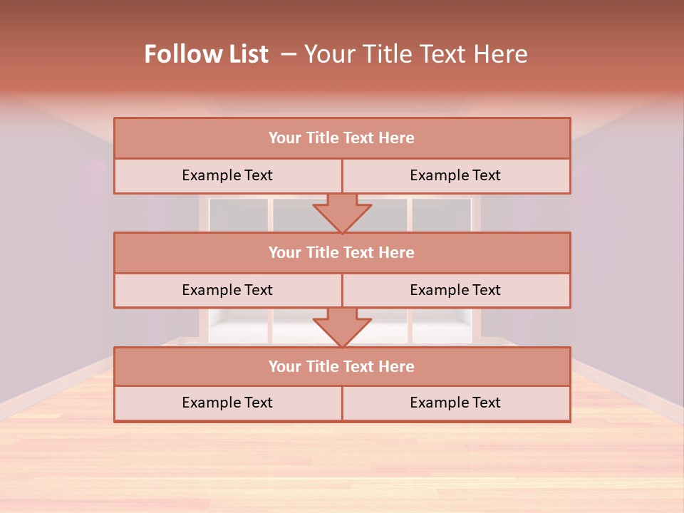 Flat White Tile PowerPoint Template
