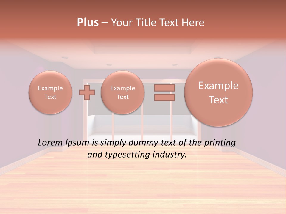 Flat White Tile PowerPoint Template