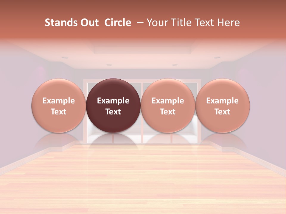 Flat White Tile PowerPoint Template