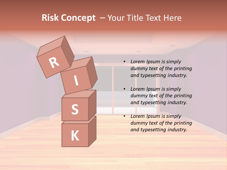 Flat White Tile PowerPoint Template