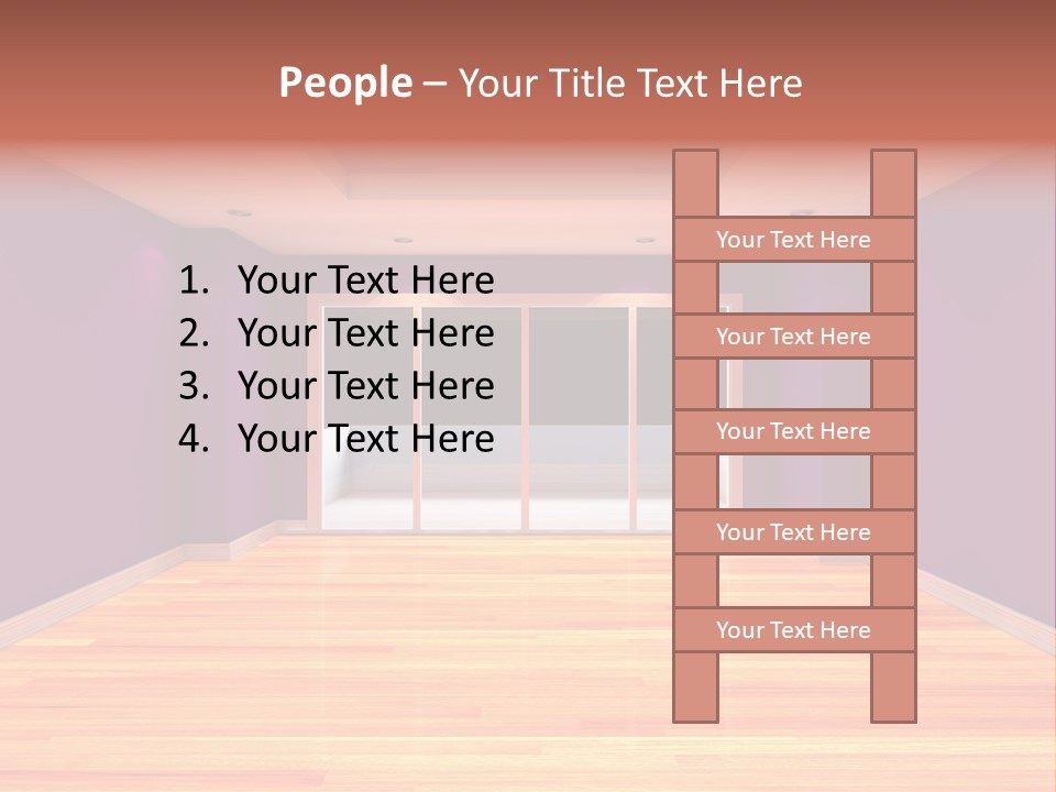 Flat White Tile PowerPoint Template