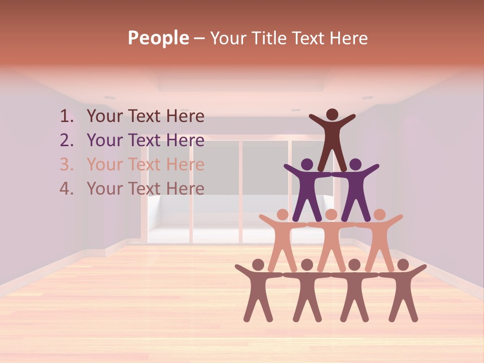 Flat White Tile PowerPoint Template