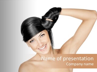 Style Girl Brown PowerPoint Template