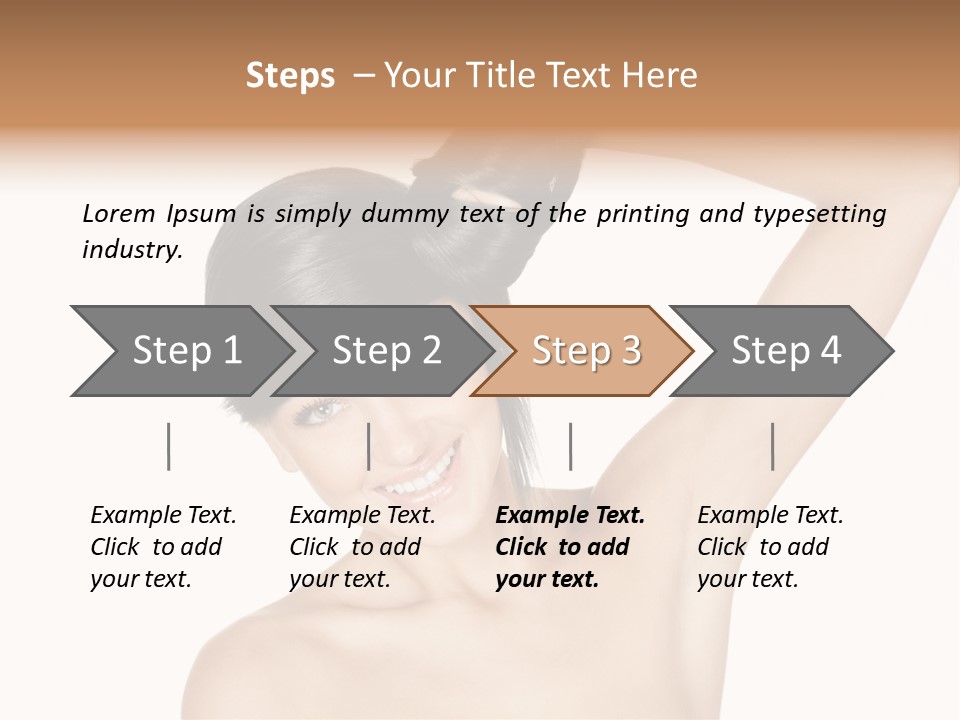 Style Girl Brown PowerPoint Template