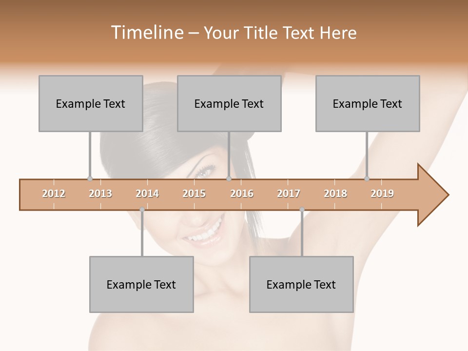 Style Girl Brown PowerPoint Template