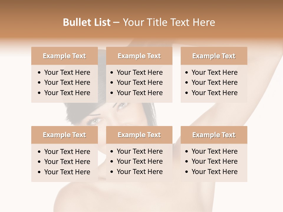 Style Girl Brown PowerPoint Template