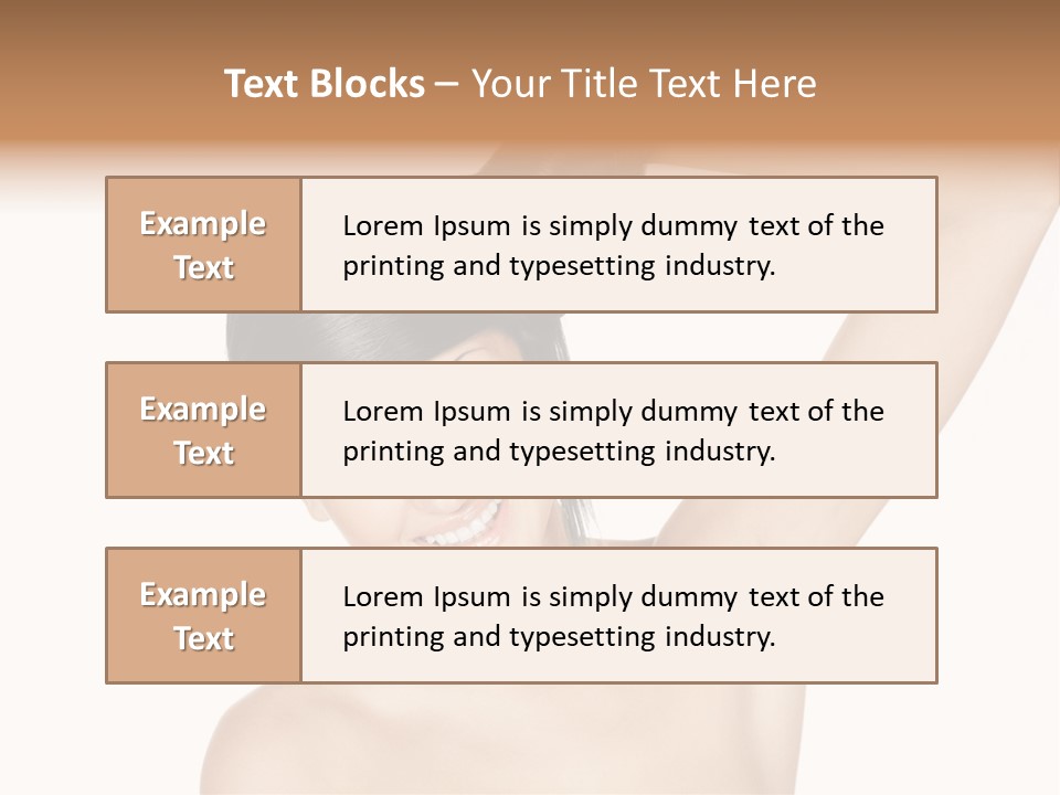 Style Girl Brown PowerPoint Template