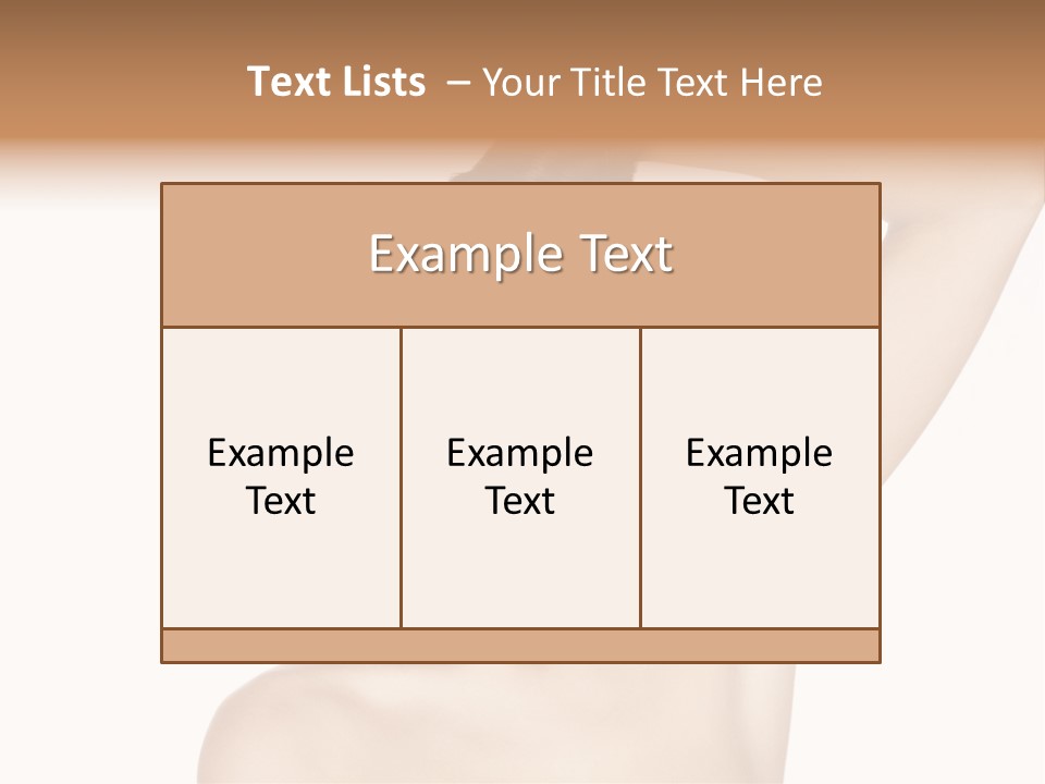 Style Girl Brown PowerPoint Template
