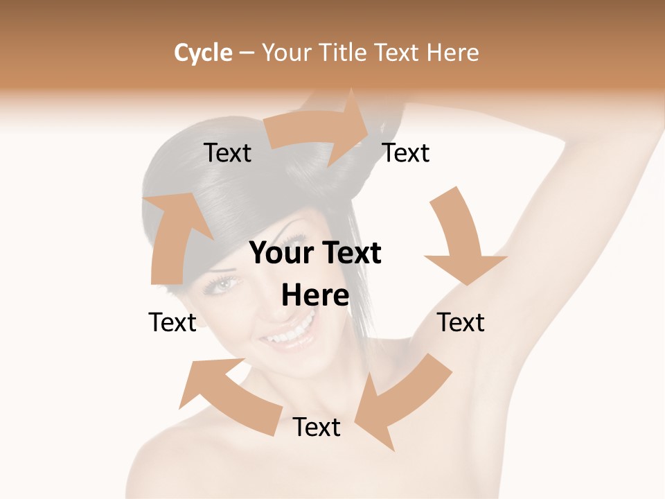 Style Girl Brown PowerPoint Template