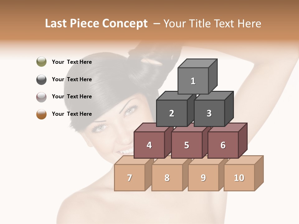 Style Girl Brown PowerPoint Template