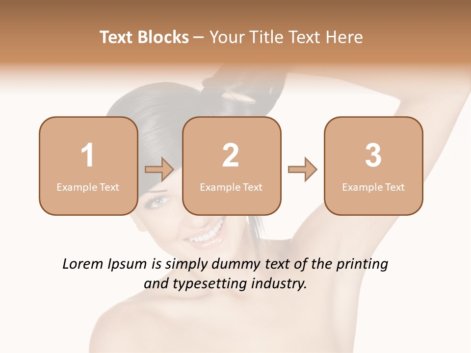 Style Girl Brown PowerPoint Template