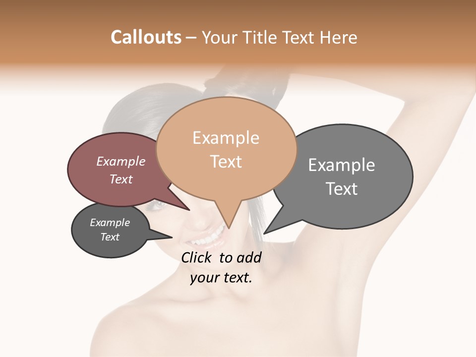 Style Girl Brown PowerPoint Template