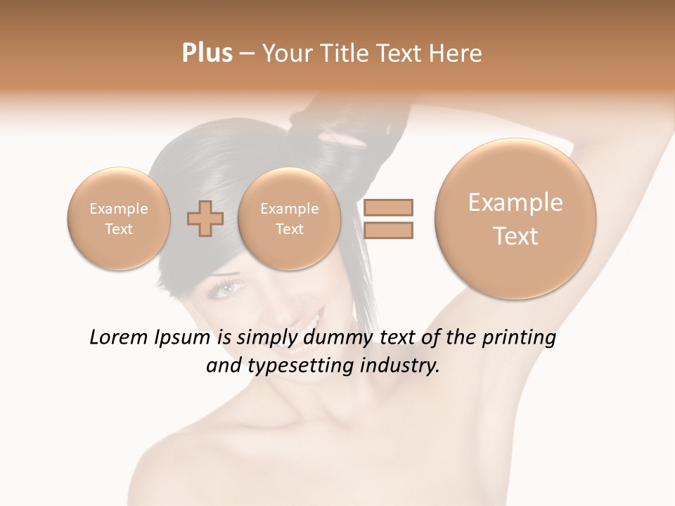 Style Girl Brown PowerPoint Template