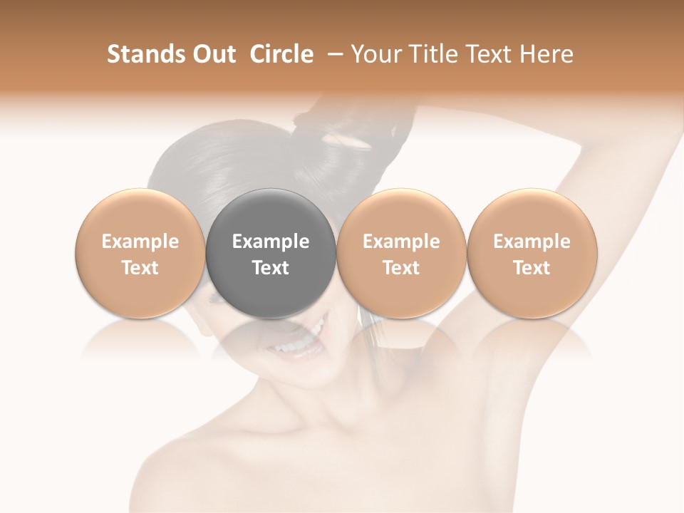 Style Girl Brown PowerPoint Template