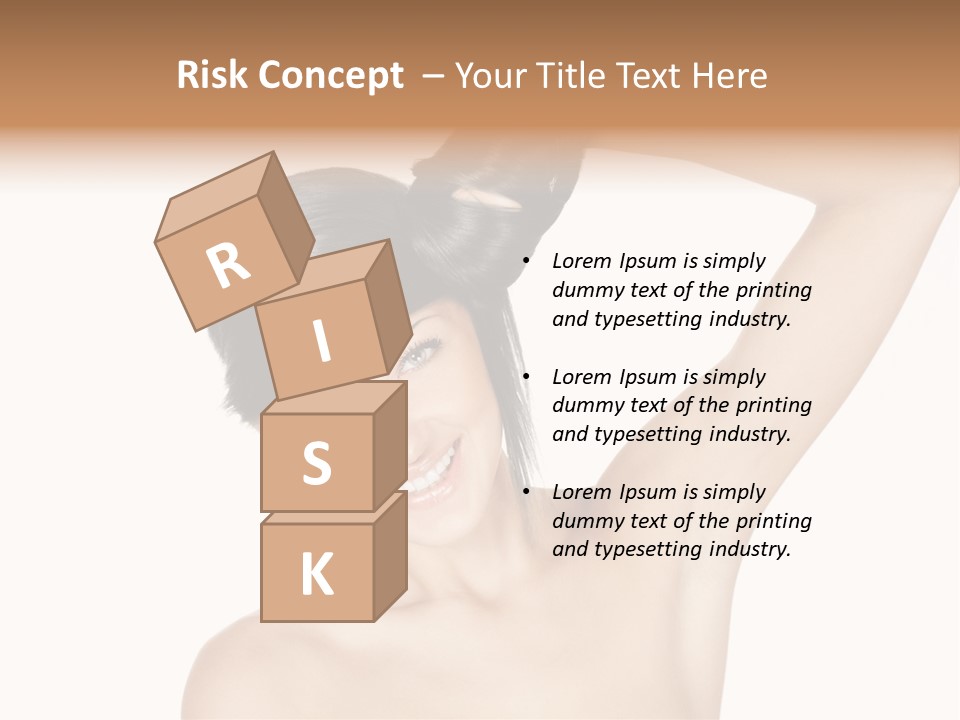 Style Girl Brown PowerPoint Template