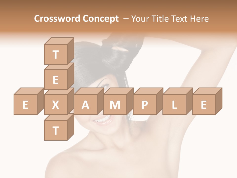 Style Girl Brown PowerPoint Template