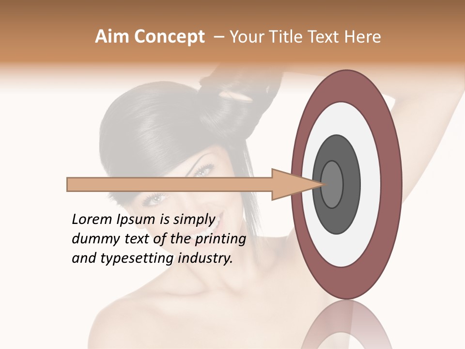 Style Girl Brown PowerPoint Template