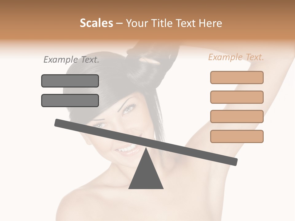 Style Girl Brown PowerPoint Template