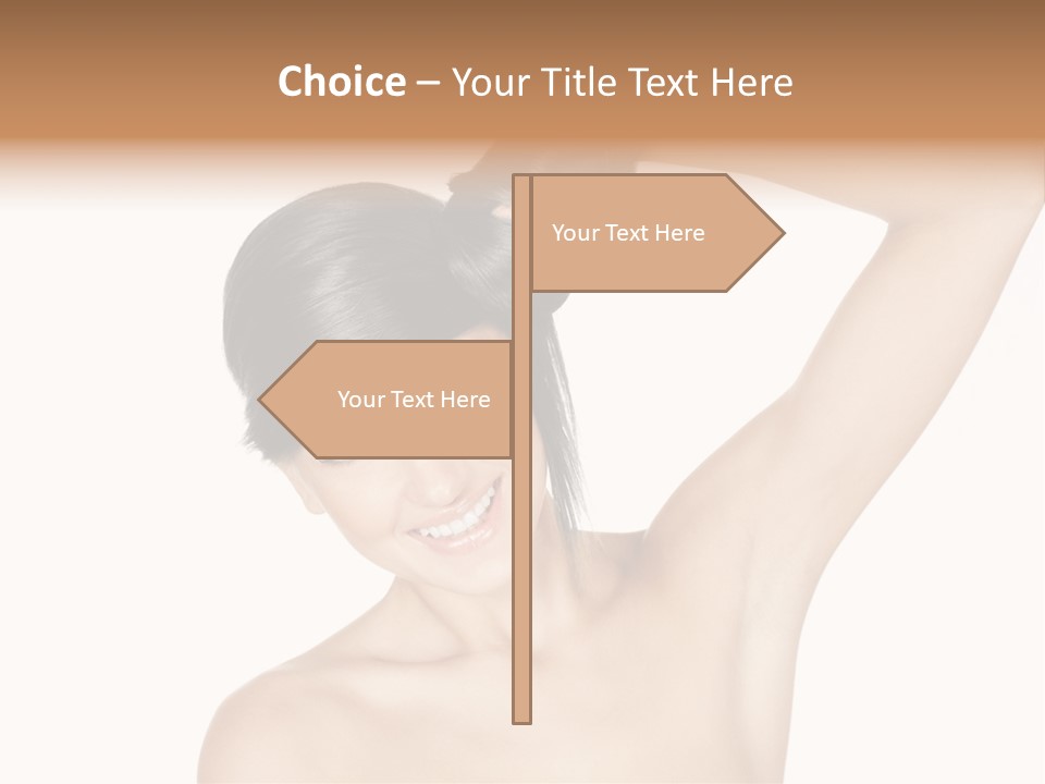 Style Girl Brown PowerPoint Template