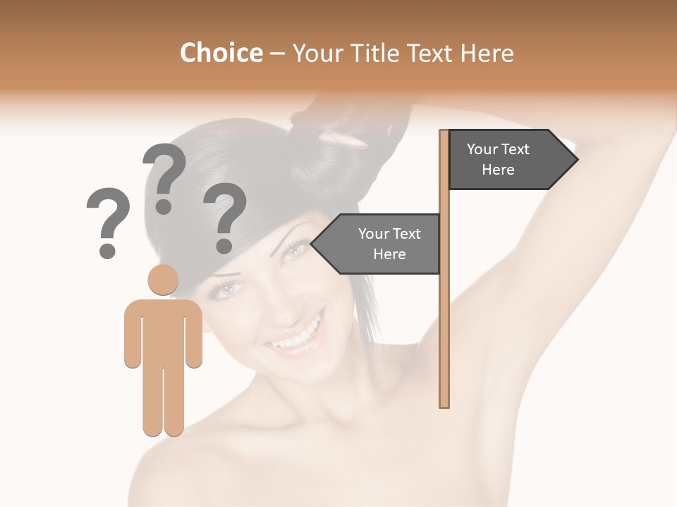 Style Girl Brown PowerPoint Template